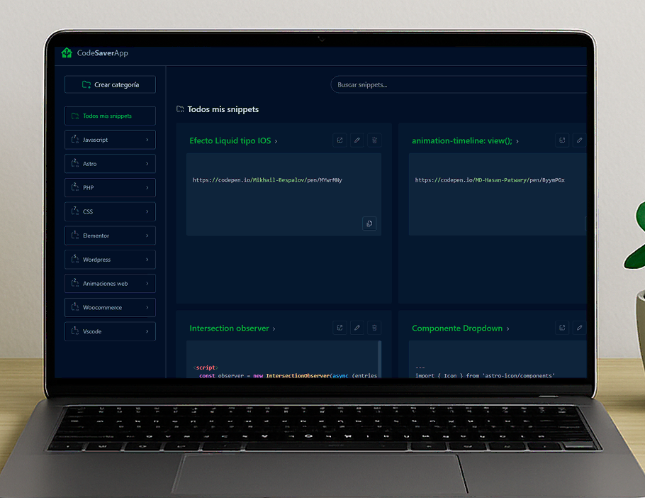 Personal Project: CodeSaverApp